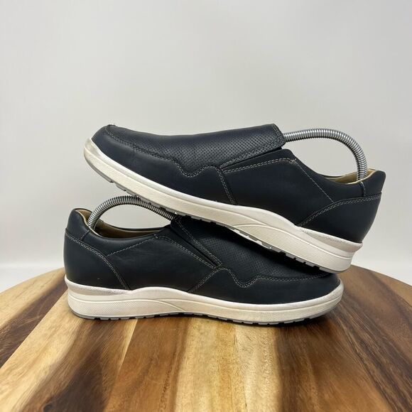 Mephisto Valter Slip On Leather Shoes Dark Navy Men’s Size 8 - Picture 6 of 11